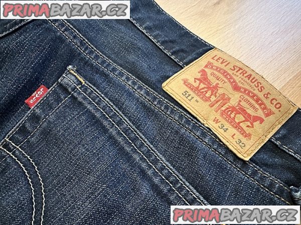 LEVISKY originál pánské jeans LEVI STRAUSS Levi´s® 511 W34/L32 – fotografie 3