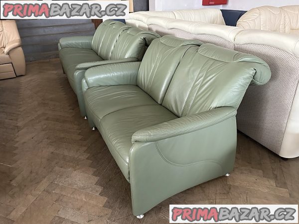 494 Kožená sedací souprava sedačka HIMOLLA 2+3 – fotografie 3