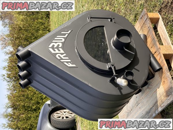 6,5 až 45kW Teplovzdušná kamna na dřevo Firebull – fotografie 1