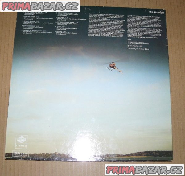 LP - vinyl  ABBA / ARRIVAL, Polar Music AB (1976) – fotografie 3