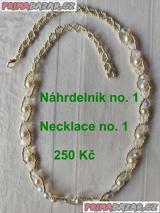 šperky Náhrdelník + náramek (ruční práce) – fotografie 4