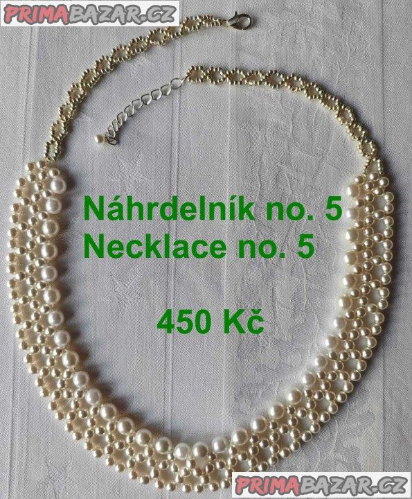 šperky Náhrdelník + náramek (ruční práce) – fotografie 9