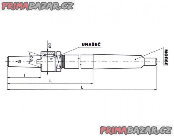 Držák 19/M3 (19/M4),  ČSN 241210 s výstružníkem 40 H8 (NOVÉ) – fotografie 7