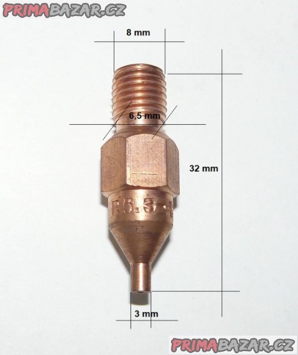 Hubice (špička) AC řezací R6 3-10  (NOVÉ) svářecí technika – fotografie 2