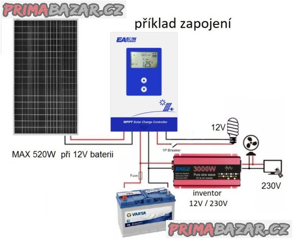 Solární regulátor MPPT – fotografie 1