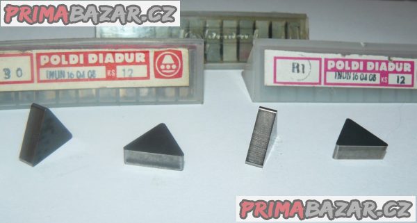 Břitové destičky  TNUN 160408  Pramet ČR (sada 12 ks) NOVÉ – fotografie 2