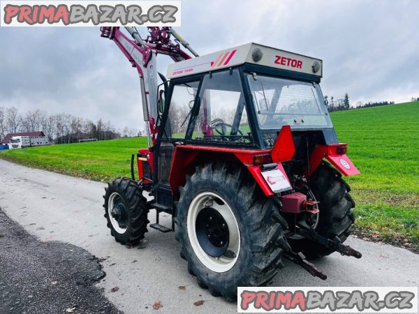 Traktor Zetor 7245 + čelní nakladač - velmi dobrém stavu – fotografie 4
