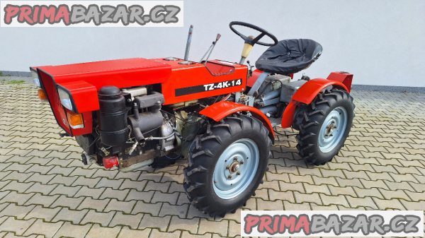 malotraktor TZ-4K-14 s motorem dvouválec – fotografie 1