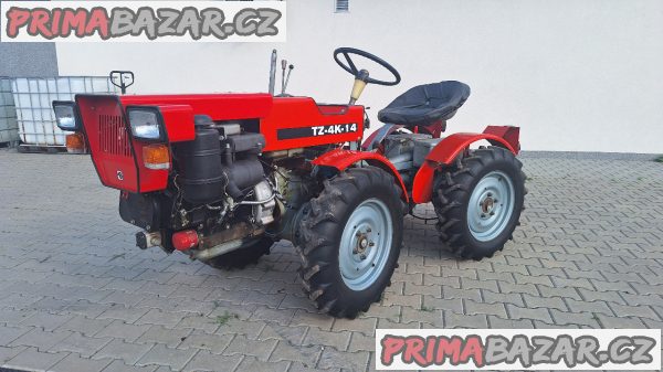 malotraktor TZ-4K-14 s motorem dvouválec – fotografie 2