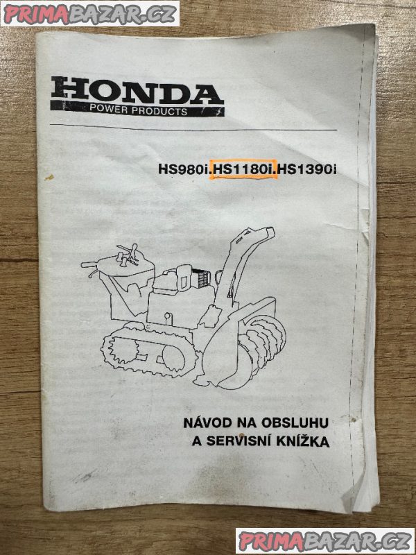 Prodám sněhovou frézu HONDA HS1180i – fotografie 9