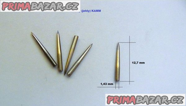 JEHLY (HROTY)  1,43x12,7 mm , leštěné, KALENÉ (sada 2000 ks) – fotografie 1