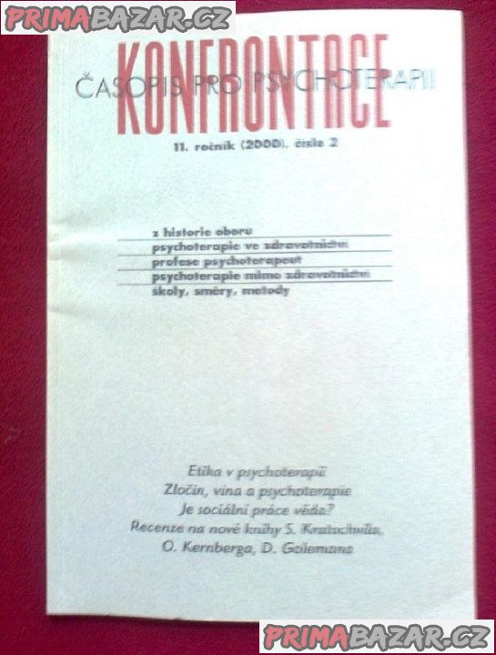 starší časopisy pro obor PSYCHOLOGIE - Konfrontace – fotografie 6