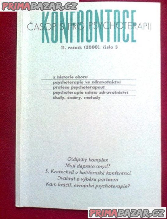 starší časopisy pro obor PSYCHOLOGIE  -  Konfrontace – fotografie 2