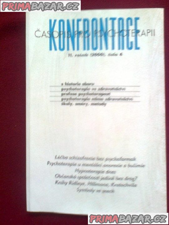 starší časopisy pro obor PSYCHOLOGIE  -  Konfrontace – fotografie 8
