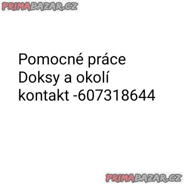 Pomocné a úklidové práce Doksy a okolí – fotografie 1