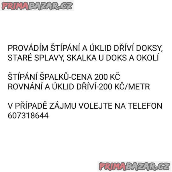 Pomocné a úklidové práce Doksy a okolí – fotografie 2