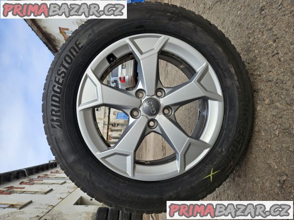 Zimní ALU kola R17 – Audi Q3 / Škoda Kodiaq – Bridgestone 215/65 R17  Prodám kompletní sadu zimních ALU kol s pneumatikami:  Disky: originální ALU dis – fotografie 3