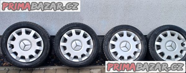 PRODÁM sadu 4ZIMNÍ i 4LETNÍ PNEU 4xplecháče s poklicí MERCEDES – fotografie 2