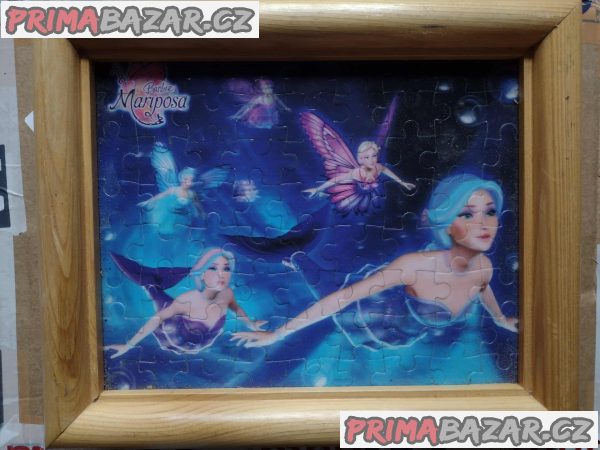 Zarámovaná barbie Mariposa puzzle – fotografie 1