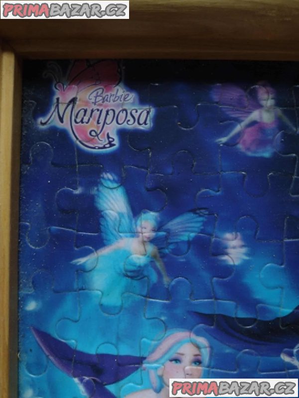 Zarámovaná barbie Mariposa puzzle – fotografie 3