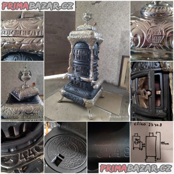 American Heating renovovaná kamna – fotografie 2