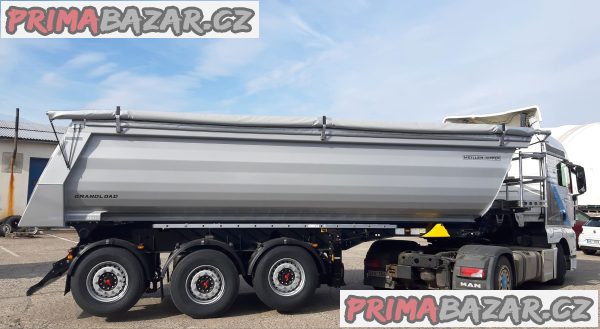 Sklápěcí návěs MEILLER 26 m3 Hardox - NOVÝ / 2x ZVEDACÍ NÁPRAVY / plachta / BRZDA FINIŠERU / rezerva / WABCO SmartBoard / SKLADEM - IHNED – fotografie 1