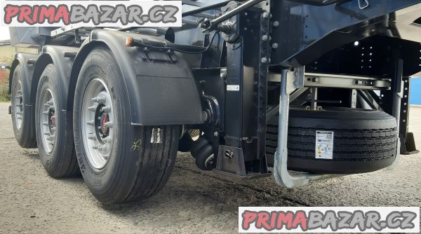 Sklápěcí návěs MEILLER 26 m3 Hardox - NOVÝ / 2x ZVEDACÍ NÁPRAVY / plachta / BRZDA FINIŠERU / rezerva / WABCO SmartBoard / SKLADEM - IHNED – fotografie 6