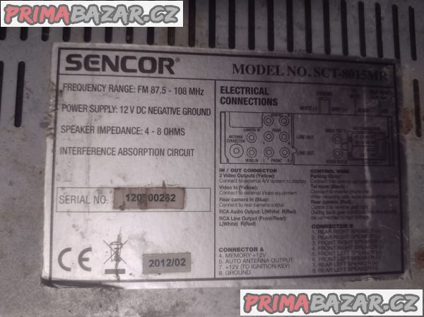 Autorádio SENCOR – fotografie 6