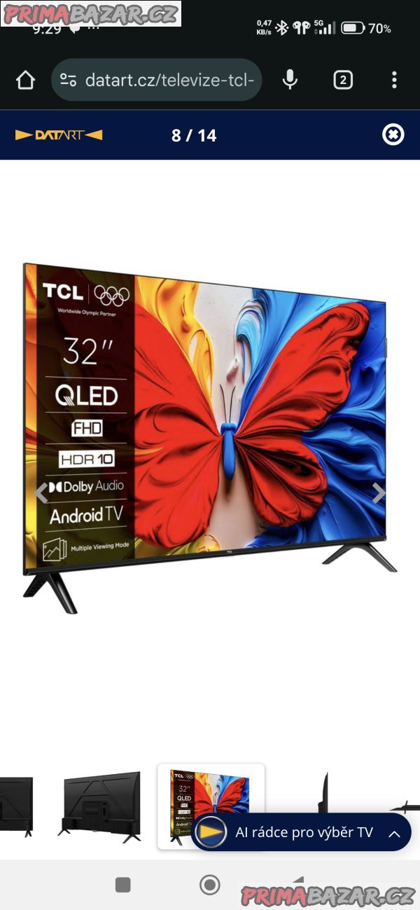 TCL 32S5K – fotografie 1