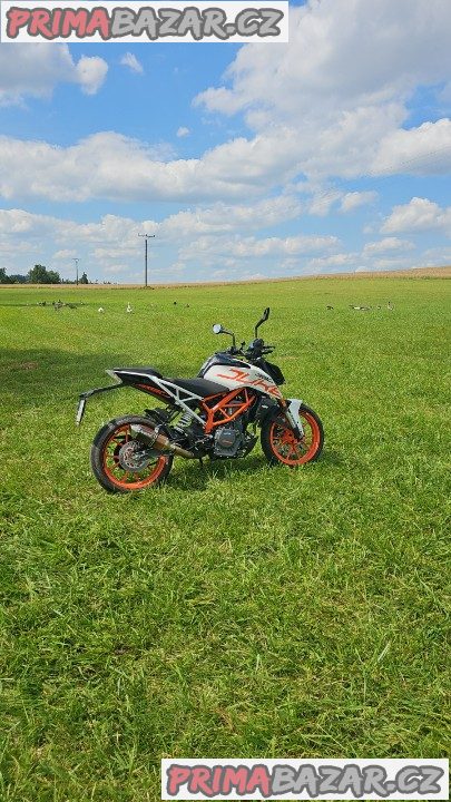 Prodám KTM 390 Duke 2017 – STK do 2028, Akrapovič, pojízdná, k opravě, cena k jednání – fotografie 1