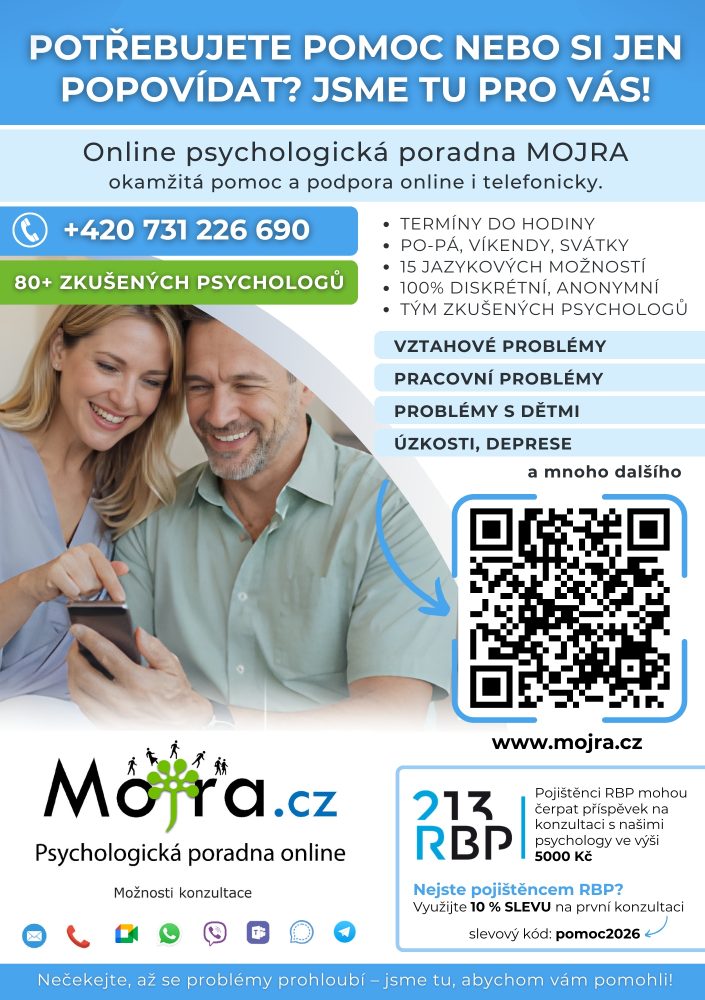 Online psycholog – rychlá pomoc odkudkoliv | MOJRA – fotografie 1