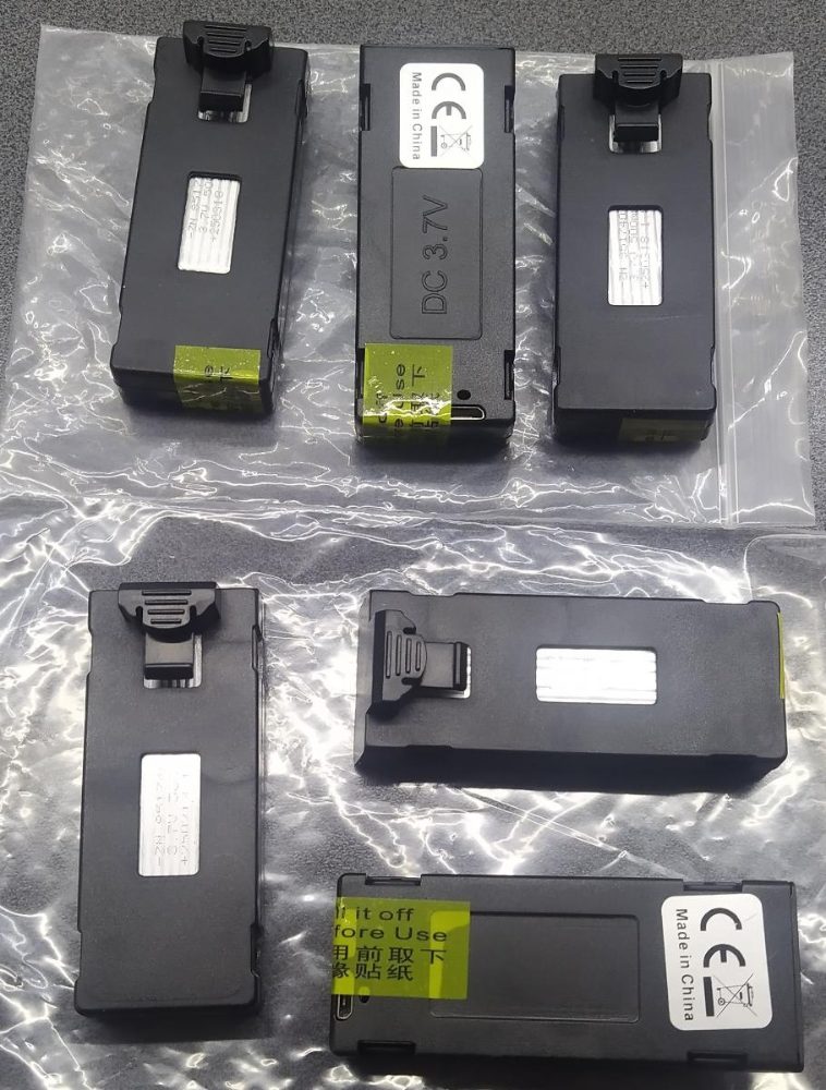 NOVÉ 3.7V baterie pro drony - kompatibilní s čtěte – fotografie 3