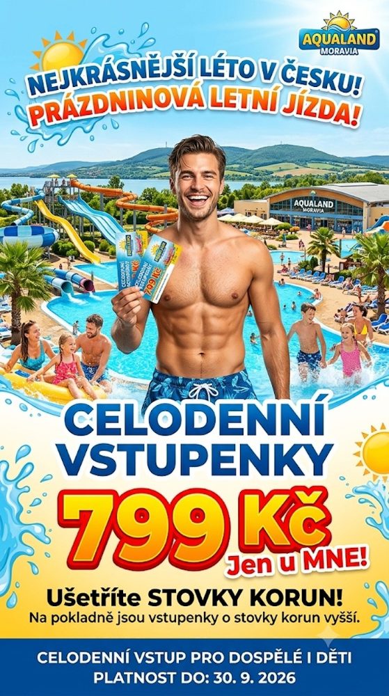 AQUALAND MORAVIA SUPER CENY - DO 30.9.2026 – fotografie 1