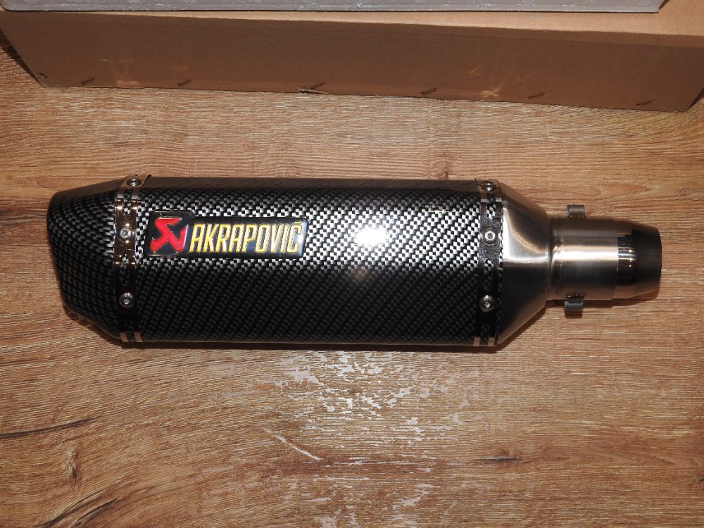 Laděný výfuk Akrapovič carbon Nový – fotografie 3