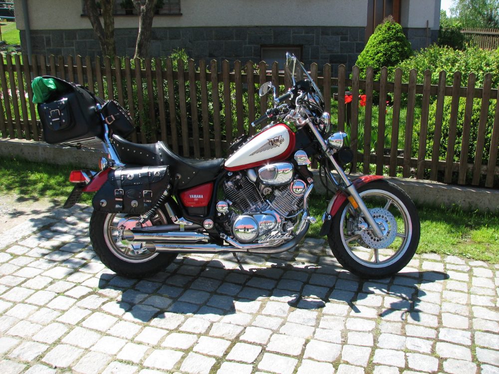 Yamaha Virago Nové Nerezové Laděné Výfuky Thundering Eagle – fotografie 3