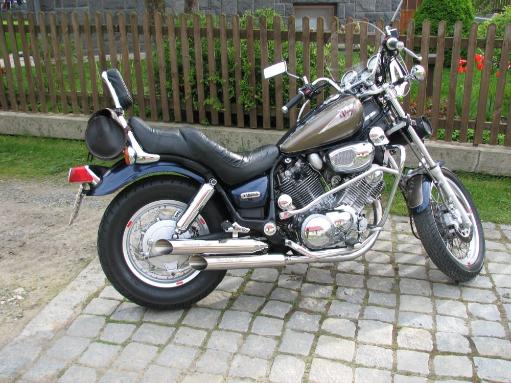 Yamaha Virago Nové Nerezové Laděné Výfuky Thundering Eagle – fotografie 4
