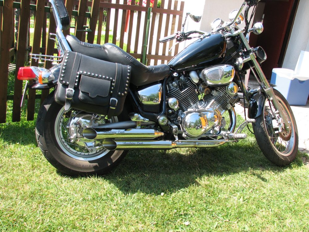Yamaha Virago Nové Nerezové Laděné Výfuky Thundering Eagle – fotografie 5