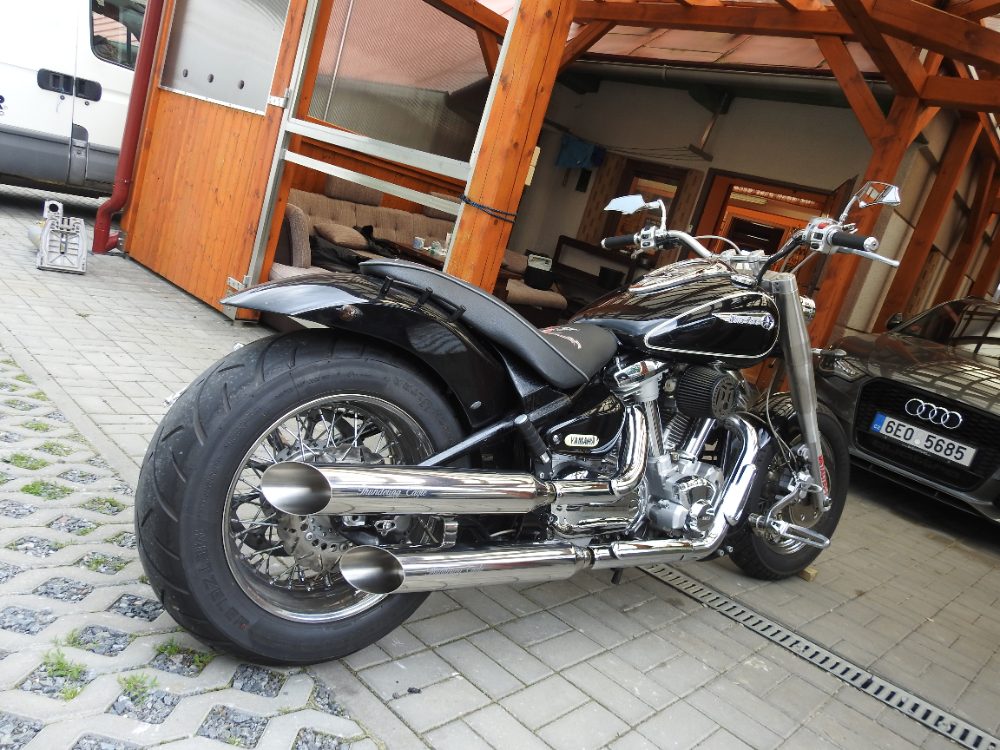 Yamaha Nové Nerezové Laděné Výfuky Thundering Eagle – fotografie 5