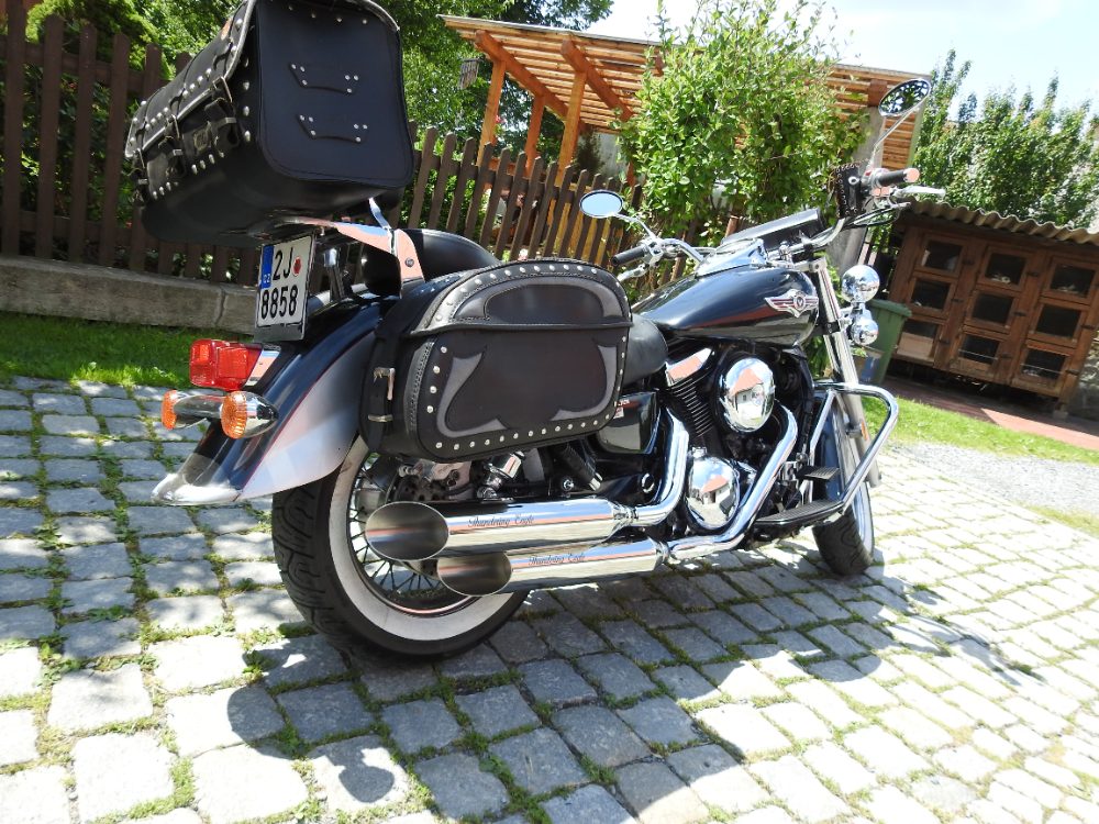 Kawasaki Nové Nerezové Laděné Výfuky Thundering Eagle – fotografie 4