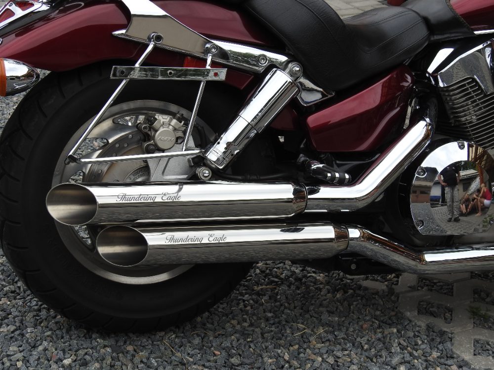 Honda Nové Nerezové Laděné Výfuky Thundering Eagle – fotografie 1