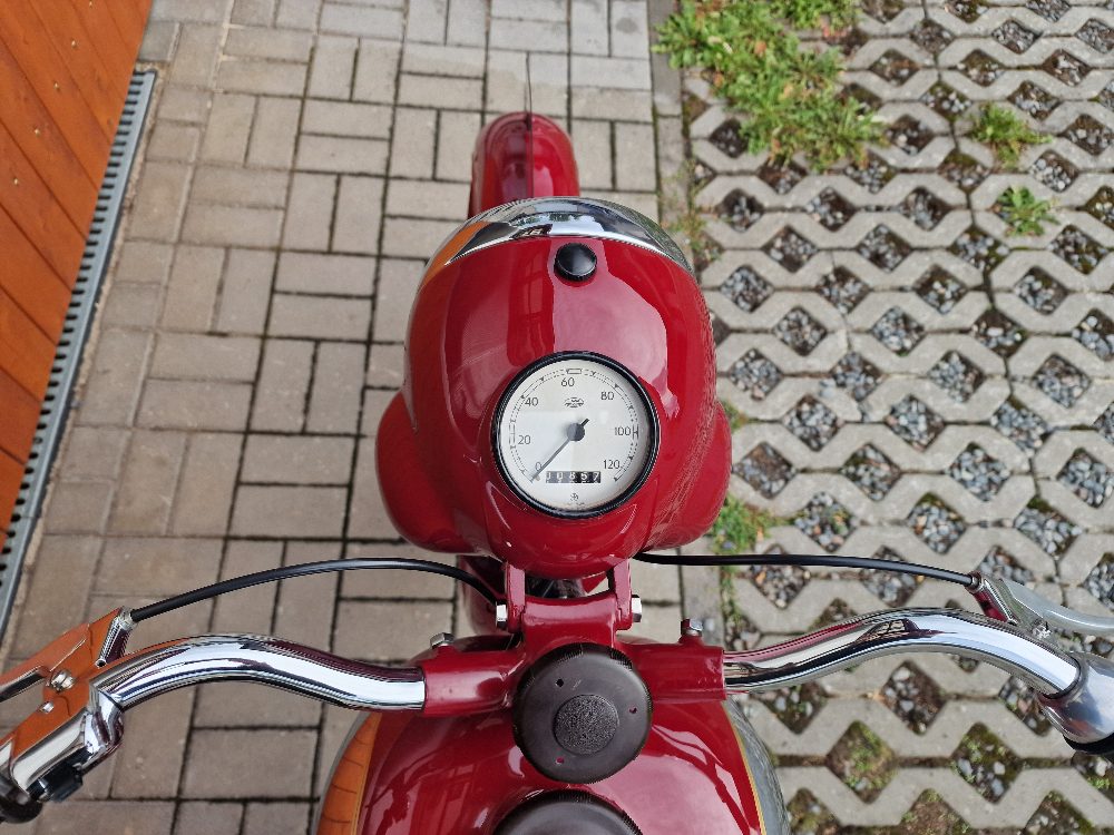 Jawa 250 pérák 1950 Po Renovaci – fotografie 5