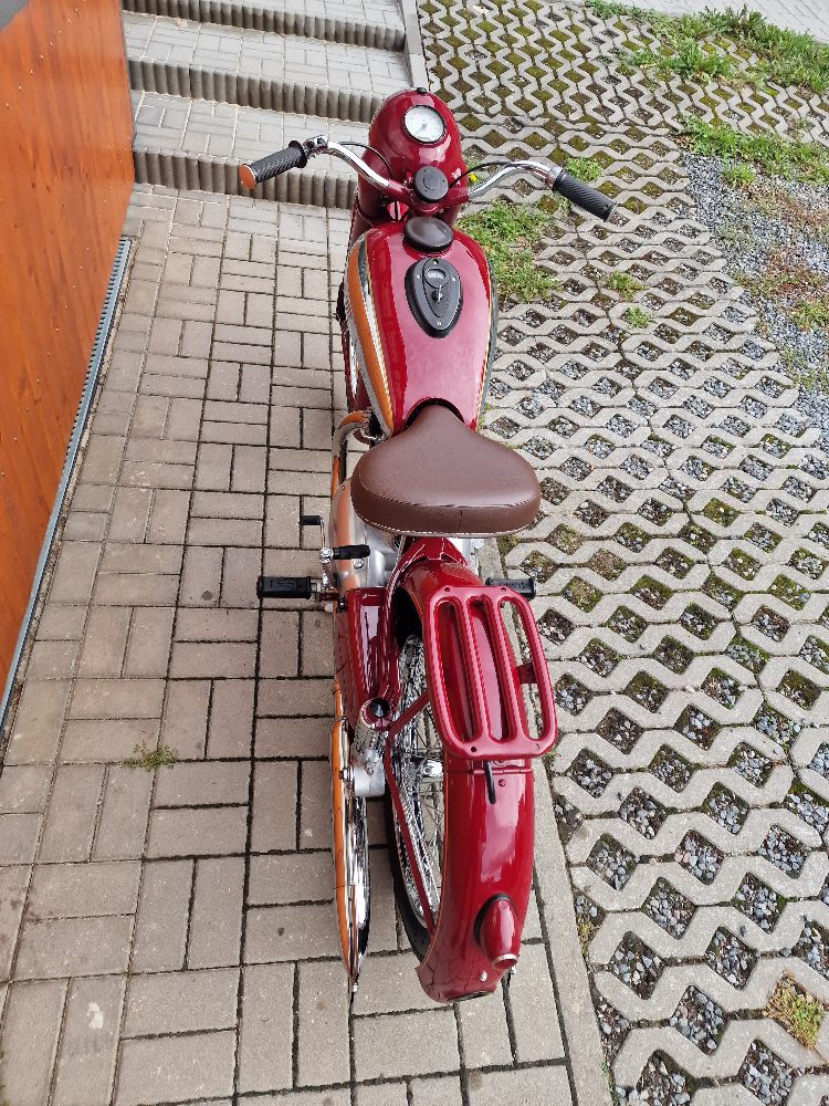 Jawa 250 pérák 1950 Po Renovaci – fotografie 6
